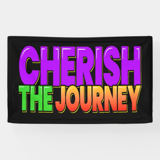 Lona Banner de Palabras de la sabiduría divertida (Horizontal)