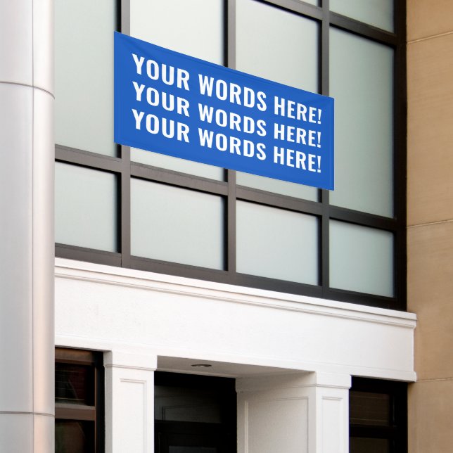 Lona Banner de palabras personalizados (Edificio exterior)