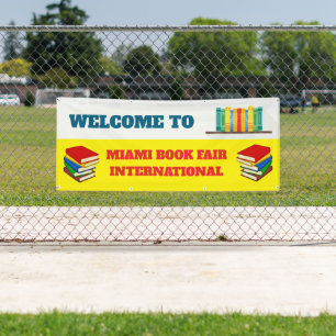 Lona Banner de Personalizado de Feria del Libro