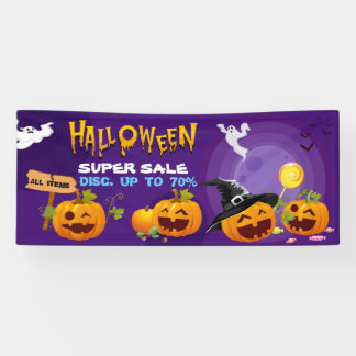 Lona Banner de promoción de la superventa de Halloween