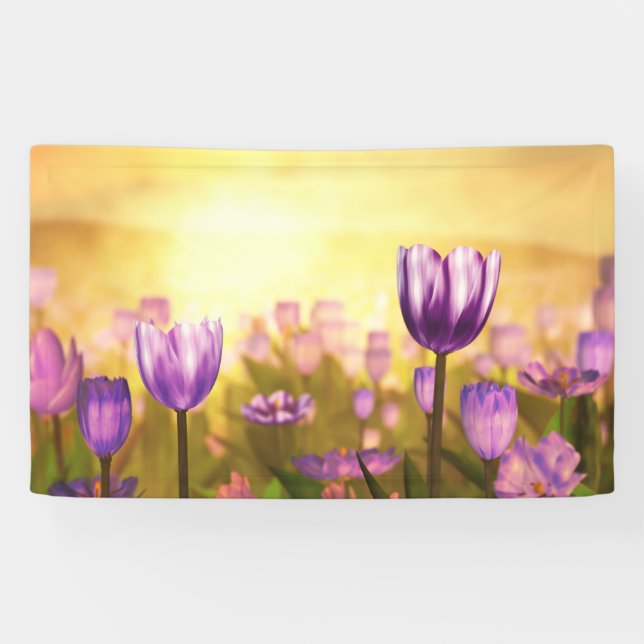 Lona Banner de Purple Jubilee (Horizontal)