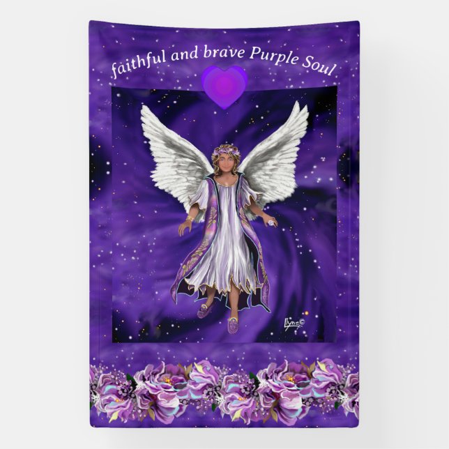 Lona Banner de Purple Soul (Vertical)