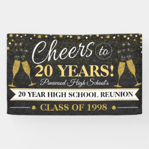 Lona Banner de Reunión de clase secundaria