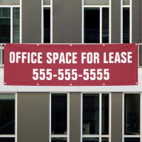 Banner de Rótulo de Office Space for Lease