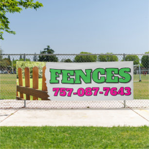 Lona Banner de servicios de instalación de vallas