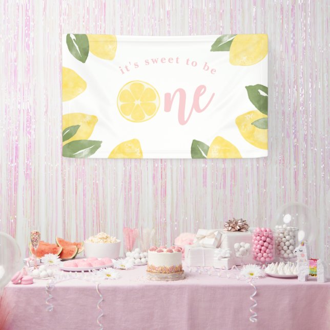 Lona Banner de Sweet Lemons (Fiesta)