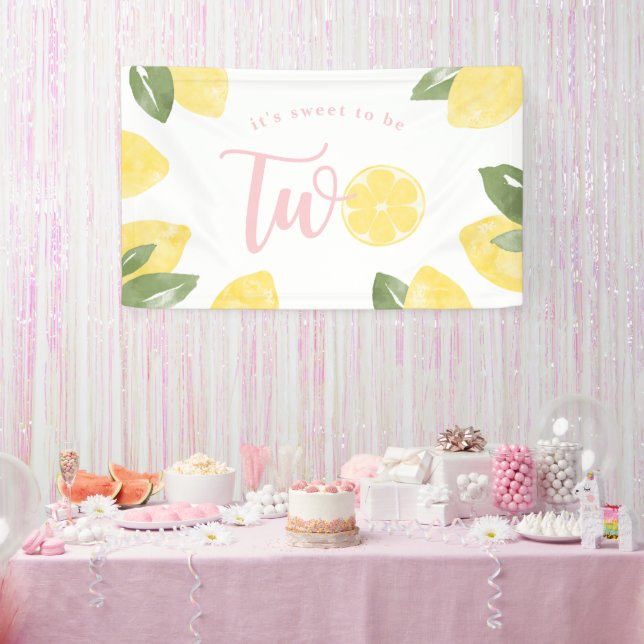 Lona Banner de Sweet Lemons (Fiesta)