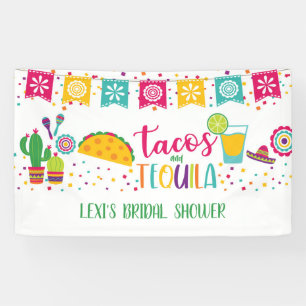 Lona Banner de Tacos y Tequila - Wh