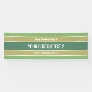 Lona Banner de texto del personalizado de patrones de b