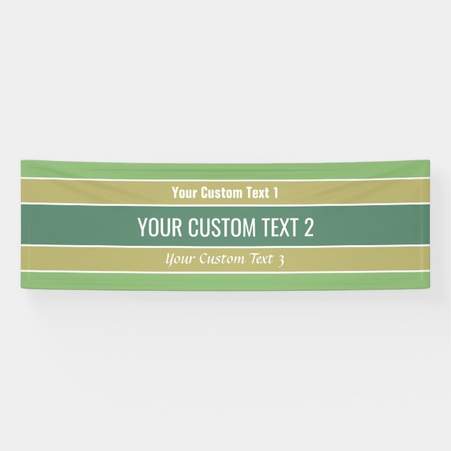 Lona Banner de texto del personalizado de patrones de b (Horizontal)