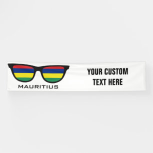 Lona Banner de texto y color de los tonos de Mauricio