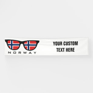 Lona Banner de texto y color personalizado de tonos nor