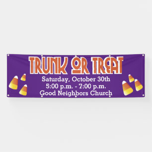 Lona Banner de trompa de iglesia comunitaria o de maíz