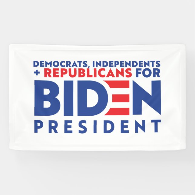 Lona Banner de United With Biden (Horizontal)