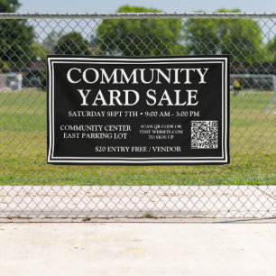 Lona Banner de venta de yard de la comunidad negra desl