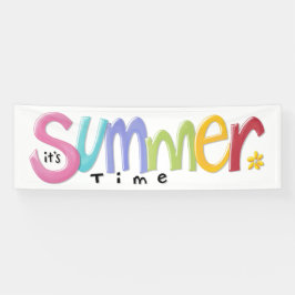 Lona Banner de verano de 2,5" x 8"