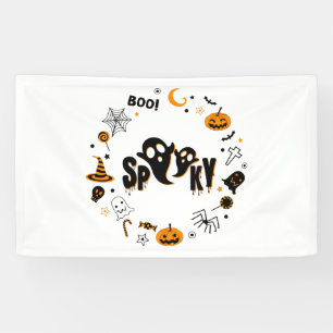 Lona Banner de vinilo 3x5 de Halloween Spooky Ghost
