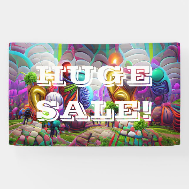 Lona Banner de vinilo de venta masiva de 3' x 5' (Horizontal)