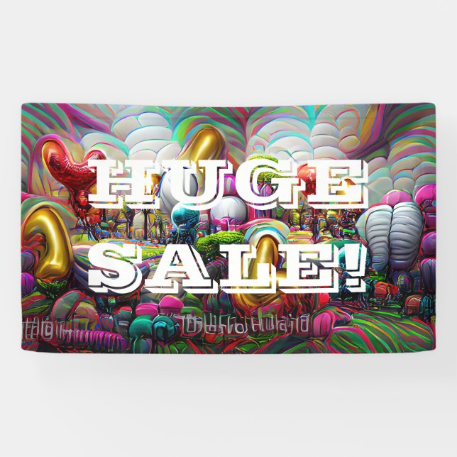 Lona Banner de vinilo de venta masiva de 3' x 5' (Horizontal)