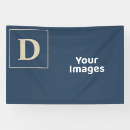 Lona Banner de visualización inicial de fotos de la fam