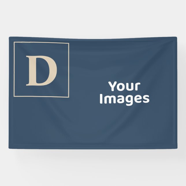 Lona Banner de visualización inicial de fotos de la fam (Horizontal)