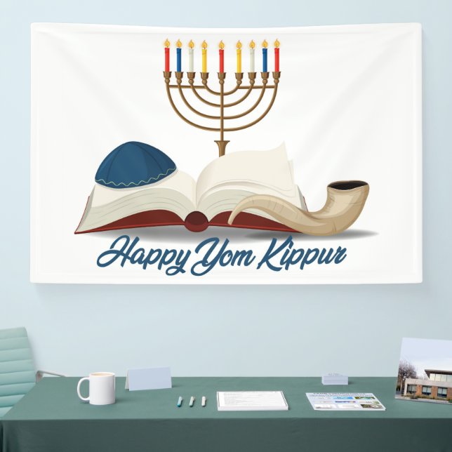 Lona Banner de Yom Kippur (Feria)