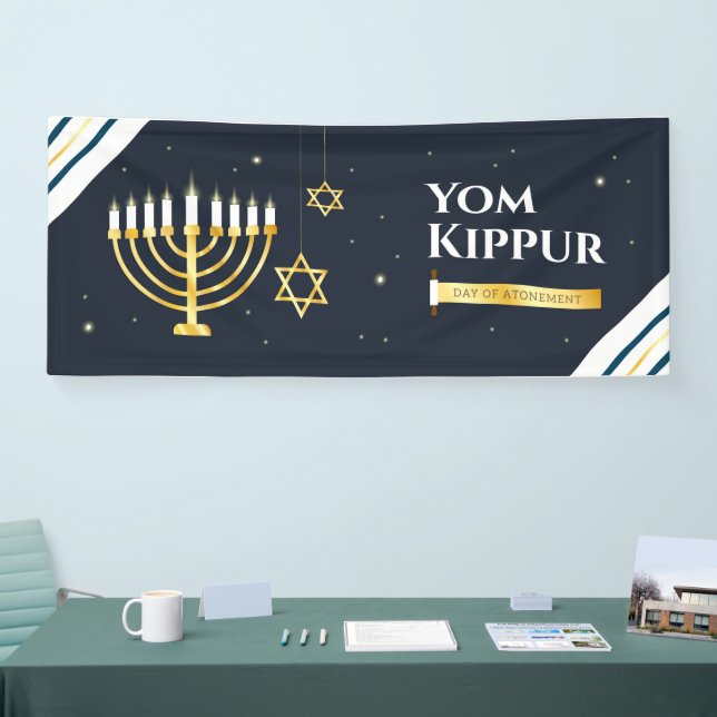Lona Banner de Yom Kippur (Feria)