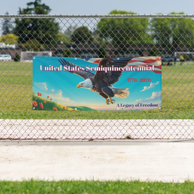 Lona Banner del 250° Aniversario del audaz Legado de la (In situ)