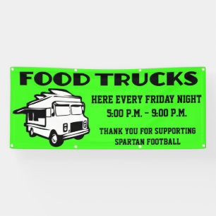 Lona Banner del evento Food Truck