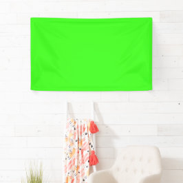 Lona Banner del evento Neon Green Personalizado