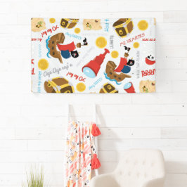 Lona Banner del Fiesta Pirata de Treasure Island