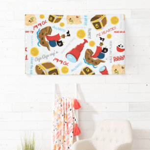 Lona Banner del Fiesta Pirata de Treasure Island