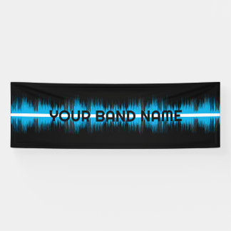 Lona Banner del show musical de rock DJ de la banda per