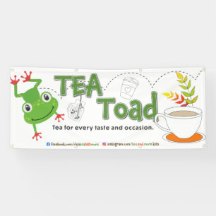 Lona Banner del trailer del té para el té