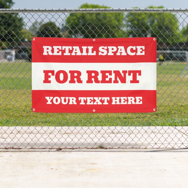 Lona Banner editable para Personalizado de alquiler (In situ)