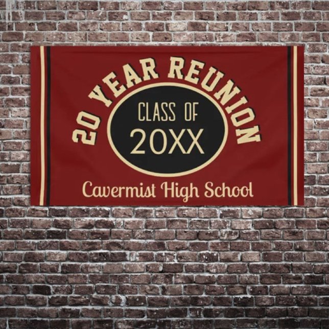 Lona Banner especial de reunión de clase de 20 años (Subido por el creador)