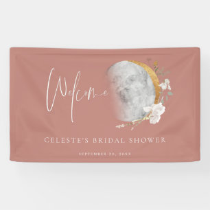 Lona Banner Fiesta de bienvenida de flores silvestres d