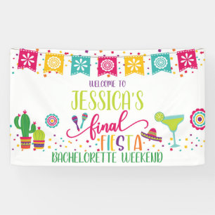 Lona Banner final de Fiesta Bachelorette Party