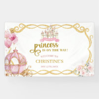 Banner grande de Royal Princess Baby Shower