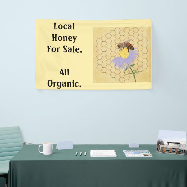Lona Banner local de miel para abejas en venta (Feria)