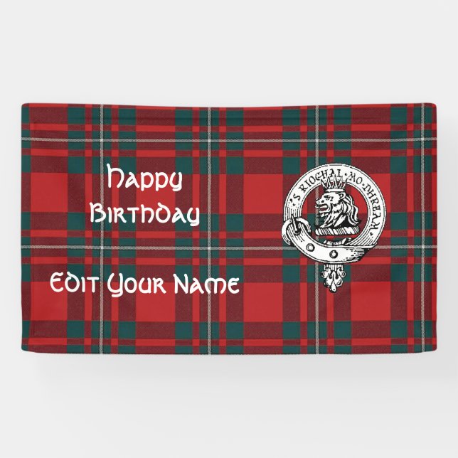 Lona Banner MacGregor. Personalizar para editar nombre/ (Horizontal)