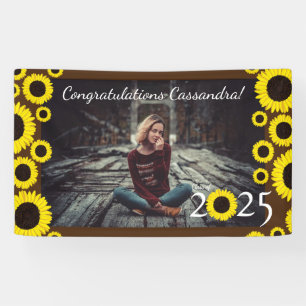 Lona Banner marrón del Partido de Graduación del País d