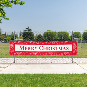 Lona Banner-Merry Navidad al aire libre