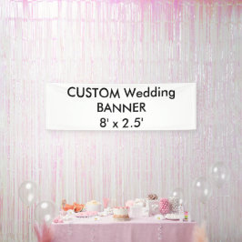 Lona Banner personalizado 8' x 2,5'