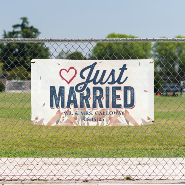 Lona Banner personalizado de auto solo casado (in situ)