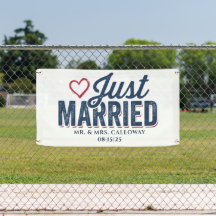 Banner personalizado de auto solo casado