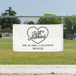 Lona Banner personalizado de auto solo casado