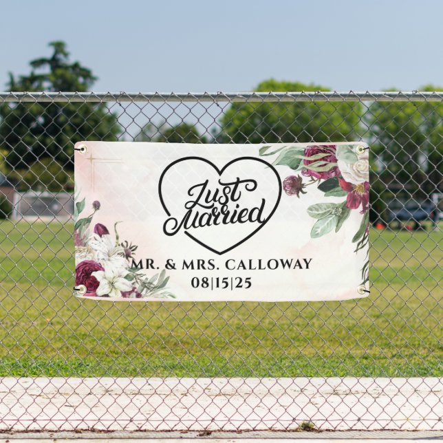 Lona Banner personalizado de auto solo casado (in situ)