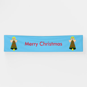 Lona Banner personalizado de los navidades Angel Bell