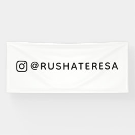 Lona Banner personalizado de marca para Instagram